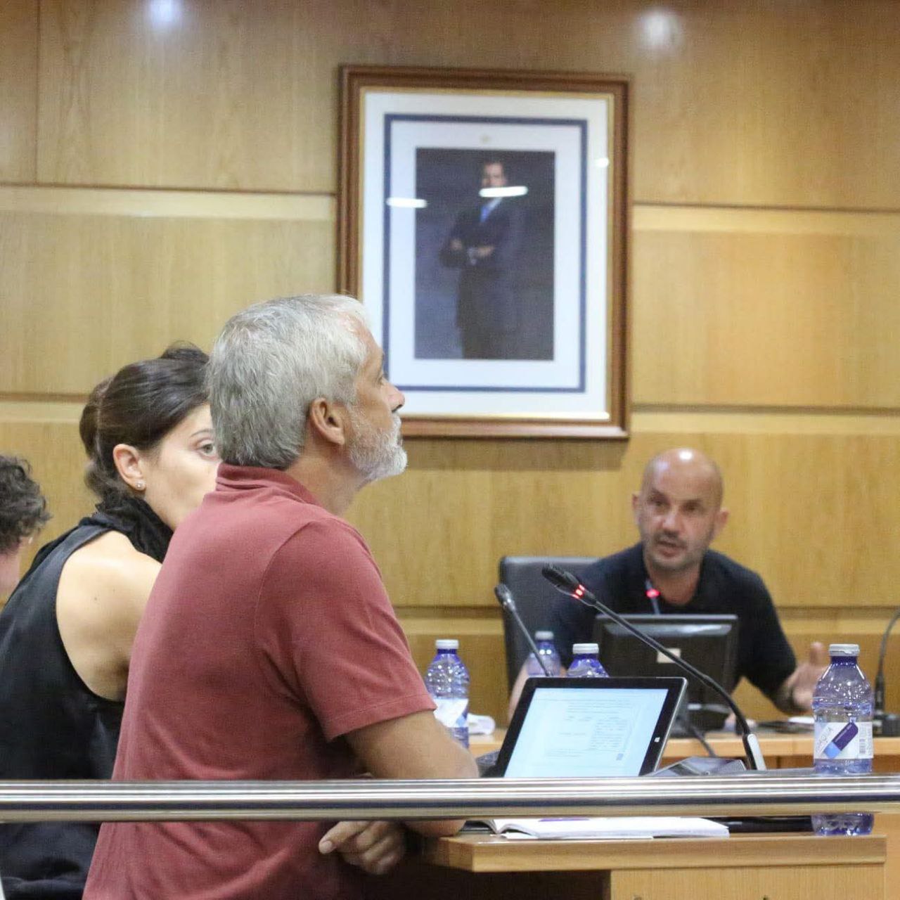 Imaxe do Concelleiro Pedro Pereira no Pleno