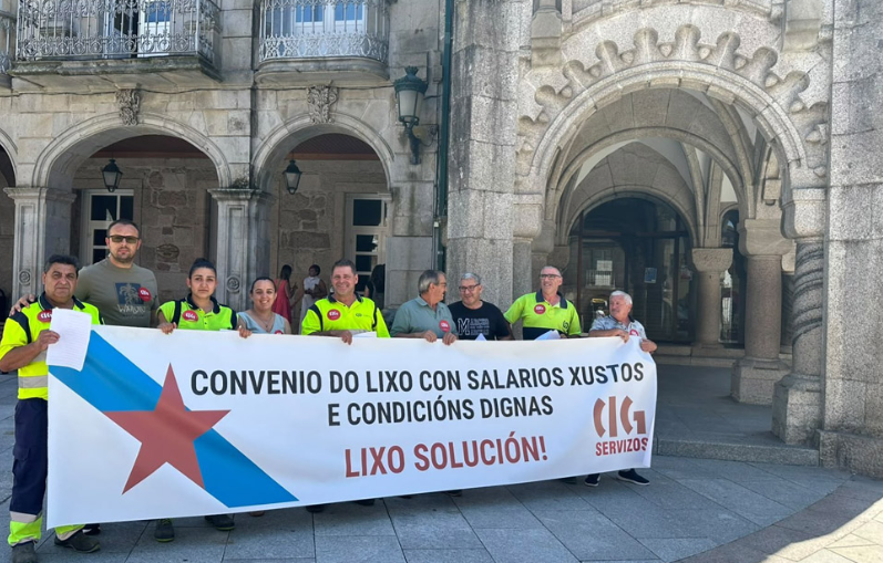 Traballadoras do lixo do Porriño